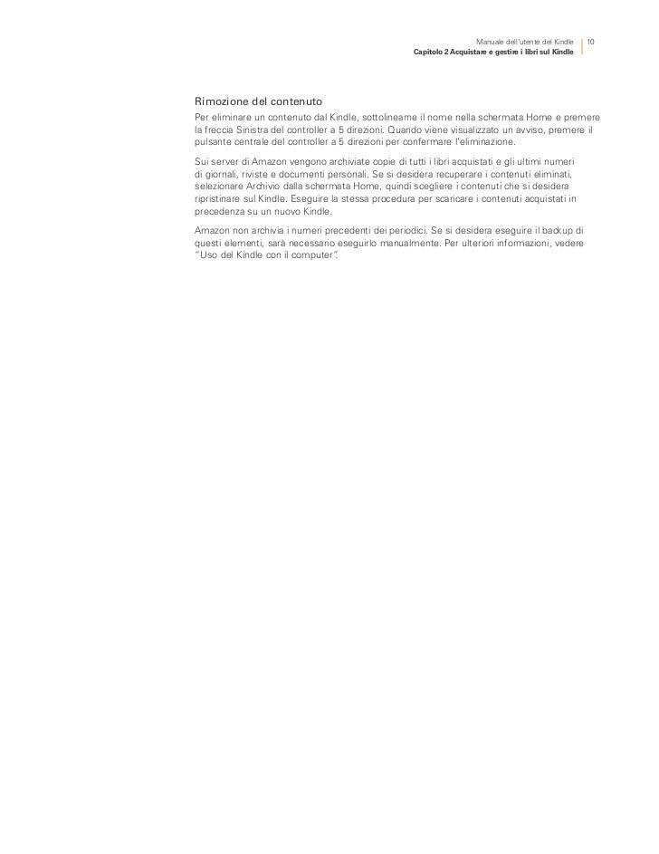 SCARICARE KINDLE SIMBOLO BATTERIA